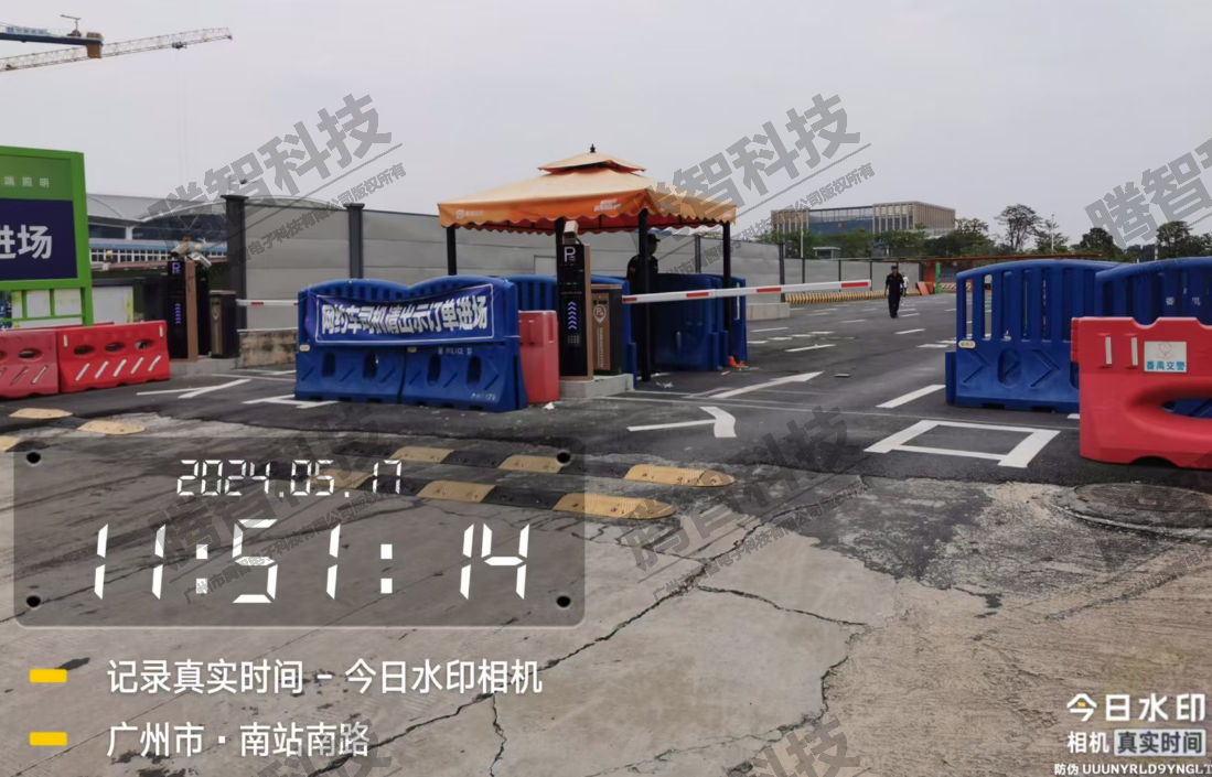 廣州南站2進(jìn)2出，自動黑名單+自動聯(lián)動逃費(fèi)錄像項(xiàng)目